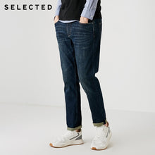 Load image into Gallery viewer, SELECTED Men Jeans Lycra Slight Stretch Vintage Slim Autumn &amp; Winter Fit Denim Pants Streetwear Moustache Effect S|418332532