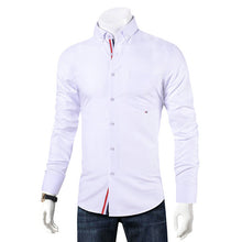Load image into Gallery viewer, Brand 2019 Casual Shirt Men Long Sleeve Slim Fit Men's Casual Button-Down Shirt Formal Dress Shirts Men Clothes 2018 Camisa