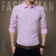 Load image into Gallery viewer, Men Plaid Shirt 2019 brand shirt New Autumn Winter Casual Shirts Men Tops Long Sleeve Chemise Homme Cotton Male Shirts 1970