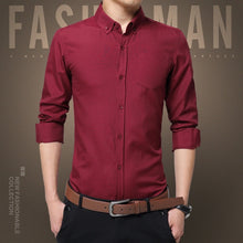 Load image into Gallery viewer, Men Plaid Shirt 2019 brand shirt New Autumn Winter Casual Shirts Men Tops Long Sleeve Chemise Homme Cotton Male Shirts 1970