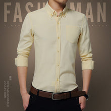 Load image into Gallery viewer, Men Plaid Shirt 2019 brand shirt New Autumn Winter Casual Shirts Men Tops Long Sleeve Chemise Homme Cotton Male Shirts 1970