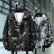 Load image into Gallery viewer, Plus Size 10XL 9XL 8XL 7XL  Bomber Military Jacket Men Camouflage Casual Jacket Men  Autumn Fashion Male Windbreaker Hooded Coat