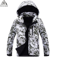 Load image into Gallery viewer, Camouflage Military Tactical Jacket  Mens Softshell Waterproof Windbreaker Winter Fleece Liner Hunt Clothes Hooded Coat Men