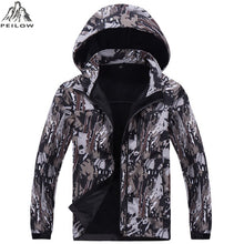 Load image into Gallery viewer, Camouflage Military Tactical Jacket  Mens Softshell Waterproof Windbreaker Winter Fleece Liner Hunt Clothes Hooded Coat Men