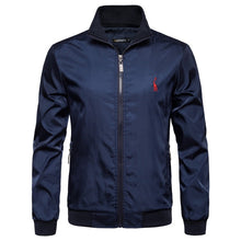 Load image into Gallery viewer, 2019 New Autumn Winter Stand Colar Zipper Jacket Men Streetwear Bomber Jacket Windbreaker Mens Basic Jackets US Size S-XXL