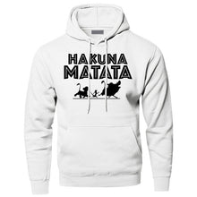 Load image into Gallery viewer, The Lion King Hakuna Matata Hoodies Sweatshirts Men Simba Pumbaa Timon Hooded Hoodie 2019 Winter Autumn Movie Cartoon Sportswear