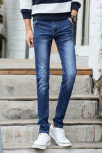 Load image into Gallery viewer, Desy Feeci Brand Men Jeans Slim Fit Skinny Denim Jeans Designer Elastic Straight  Jeans Stretch Trousers Jeans for Men