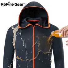 Load image into Gallery viewer, Refire Gear Summer Waterproof Hoodie Jacket Men Quick Dry Lightweight Skin Coat Casual Thin Breathable Ice Silk Outwear Clothes